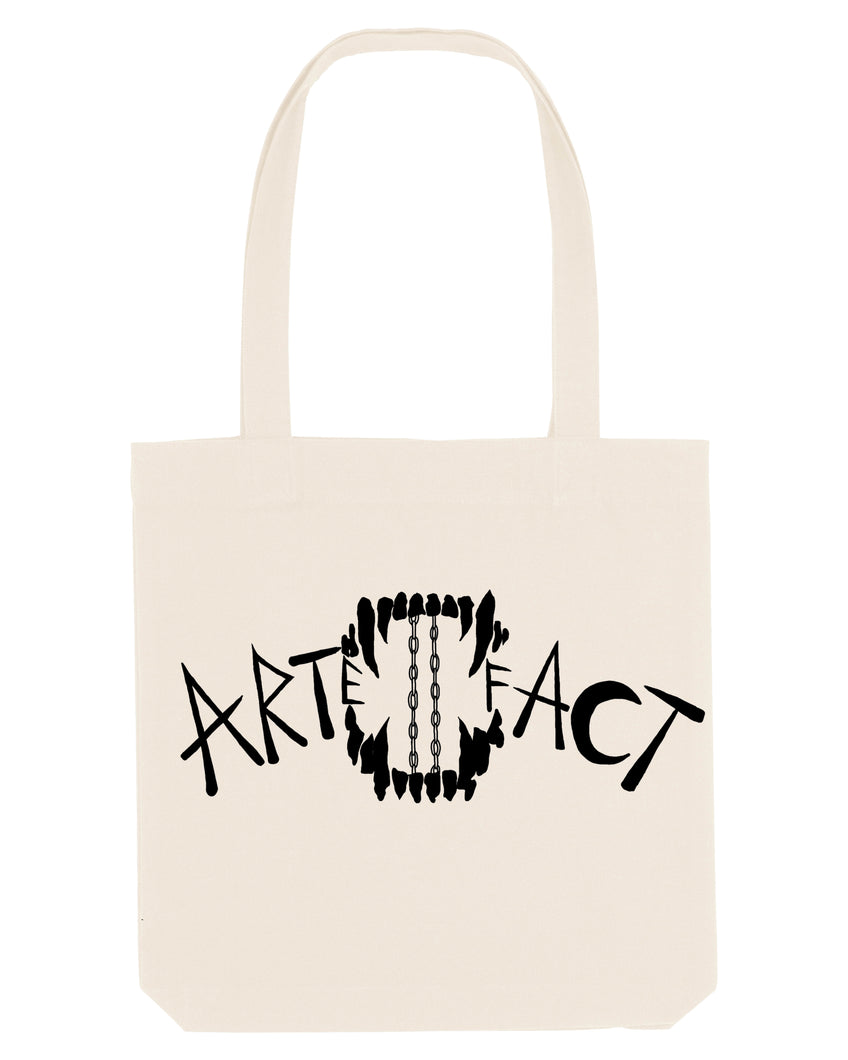 Tote bag artefact co réalisé et designé en France de manière artisanale, imprimé en sérigraphie. Scoot culture 