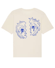 Charger l&#39;image dans la galerie, T-Shirt &quot;break&quot; natural/blue
